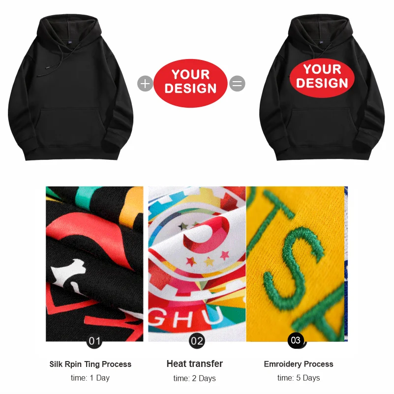Customized Printed Men's And Women's Hoodies Loose Casual Fashion Long Sleeved Pullovers Embroidered LOGO Street Sports Shirts - Matrix Studios