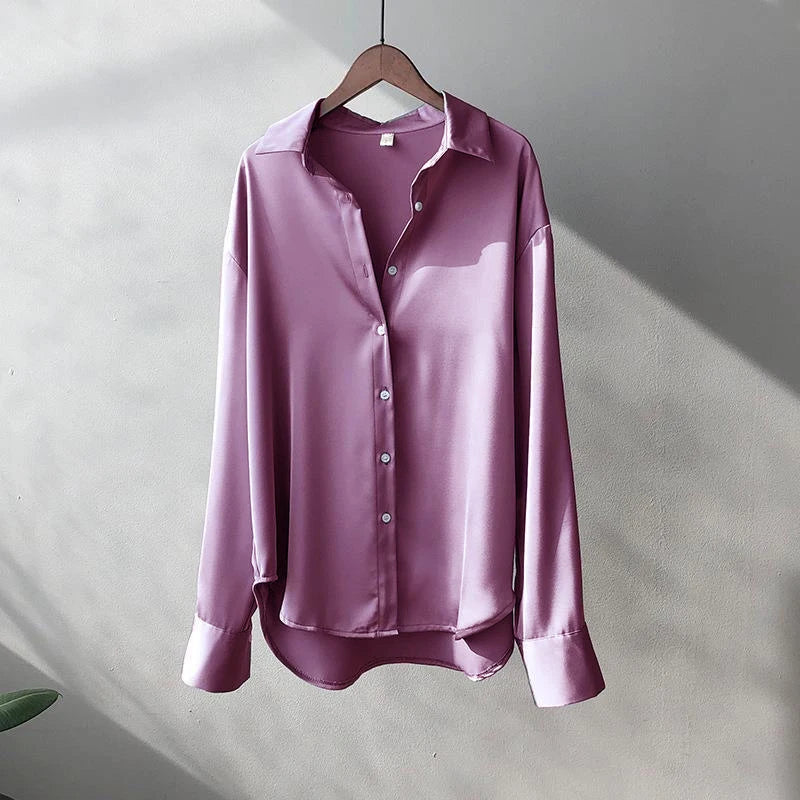 2025Spring Shirt And Blouses New Sweater Cardigans Woman Top Knitted Korean Long Sleeve Lapel Button Elegance Sweet Casual Coats - Matrix-studios.com