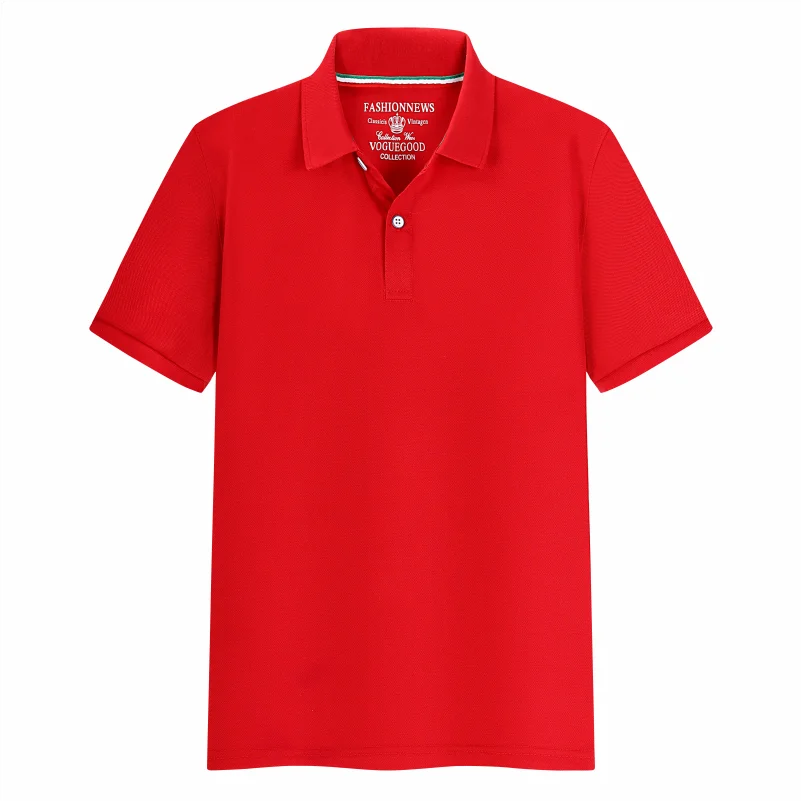 Summer Solid Color Outdoor Casual Lapel Short-sleeve Daily Business Short-sleeve Tops 2024 New Unisex Polo Shirts - Matrix-studios.com