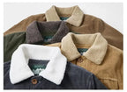Men Corduroy Winter Coats Slim Down Jackets Warm Parkas Casual Jaquetas New Fashion Male Thicker Outwear Winer Jackets Size 6XL - Matrix Studios