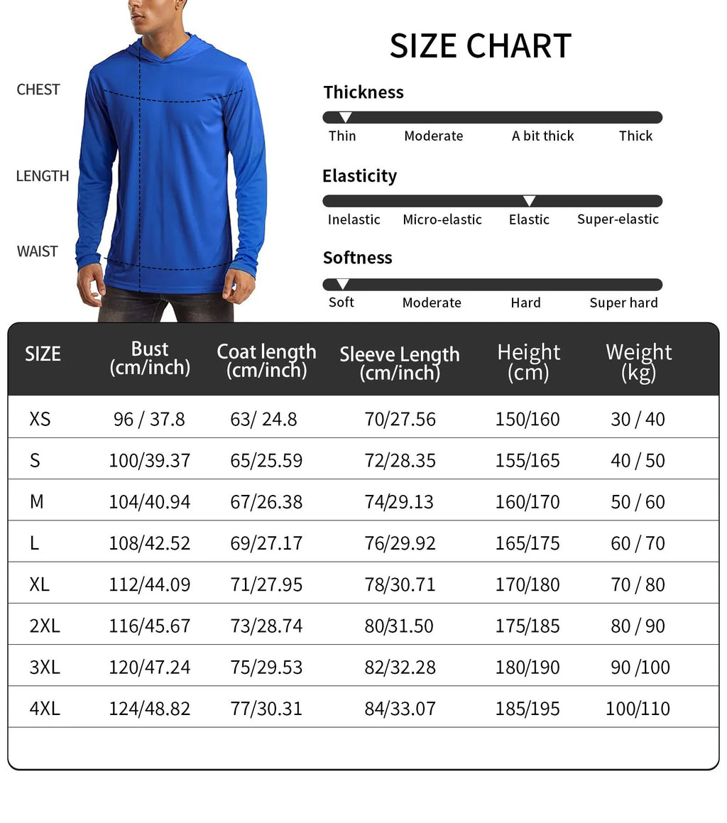 Fishing shirt Hooded sweatshirt for Fishing UV hoodie clothing Camiseta De Pesca men's clothing hooded top black white yellow - Matrix Studios