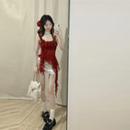 Fashion suspenders Sleeveless Tank Top Sexy Ruffles Backless Irregular  Tops Summer Casual Streetwear Women Camis - Matrix-studios.com