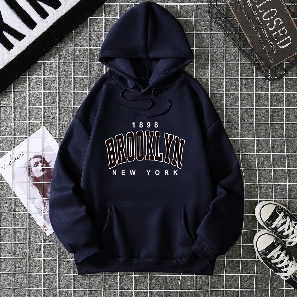 2025 Winter New Women's Hoodie High Street Unisex style Double Pockets Sweatshirts Outerwear Plus-Size Women's Clothing CYXX227 - Matrix Studios