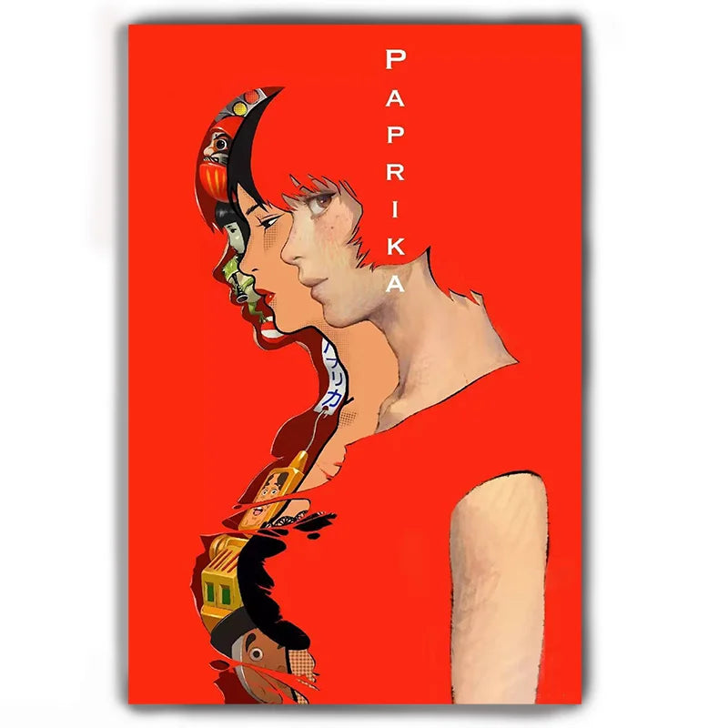 Classical Neo-futurism Japanese Anime P-Paprika K-Kon Satoshi Anime Wall Art Decor Poster Home Living Room Bar Garage Cafes - Matrix-studios.com