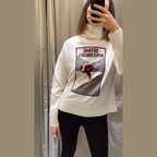 Elegant Print Thicken Women Ski Jumpsuit Full Sleeve Stand Collar Zipper Belt Long Romper 2025 Warm High Waist Female Rompers - Matrix Studios