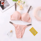 Women's Lingerie Set Sexy Breathable Soft Versatile Shapewear V Sexy Lingerie Bra and Panty Set Push Up Classic - Matrix-studios.com