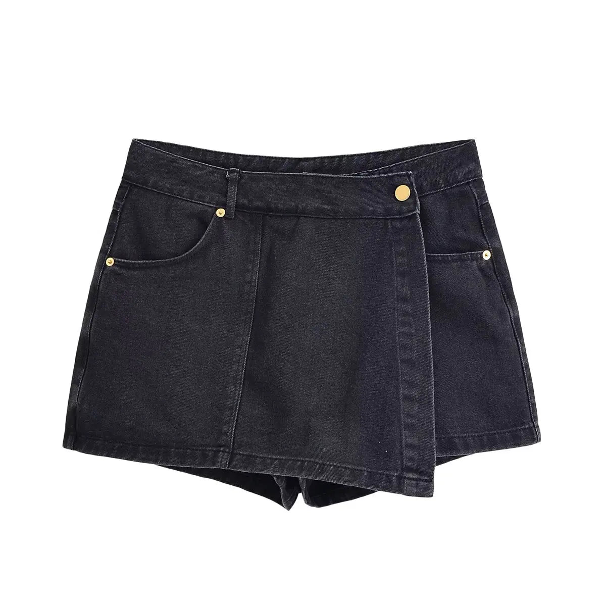 Nlzgmsj  Summer Women's Casual Sets Fashion Mini Skirt Shorts Sets Denim Short Shirt Top Sets For Women Street Women Outfit - Matrix-studios.com
