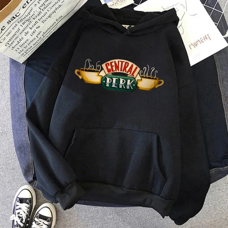 Friends TV Show Hoodies for Women, Funny Cartoon Friends Hoodies, Ullzang Graphic, Vintage Anime Sweatshirt, Female Hoody, 90s - Matrix Studios