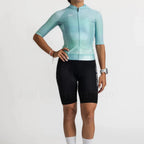 Tres Pinas 2026 Women Short Sleeve Cycling Clothes Suit Breathable One Piece Bike Team Bib shorts set Custom Triathlon Apparel - Matrix-studios.com