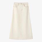 AS SS26  stretch denim skirt fashion lady wear elastic fabric ( waist expands about 2-3cm) - Matrix-studios.com