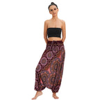 Bohemian Pants Women Pantalones Mujer Hippie High Waist Rayon Harem Baggy Boho Yoga Beach Wear Pour Femme Calca Feminina Printed - Matrix Studios