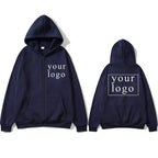 2024 New Fashion Your Own Design Brand Logo/Picture Personalized Custom Anywhere Men Women DIY Zipper cardigan hoodie - Matrix Studios