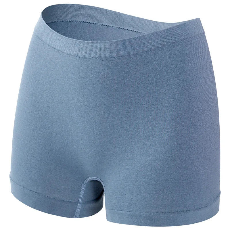 1 Pack Women Seamless Boyshort Panties Anti-Chafing Safety Shorts Sports Stretchy & Soft Underwear Sexy Lingerie Intimates S-5XL - Matrix Studios