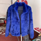 Fancy Rani Natural Rabbit Fur Coat Women Winter Jacket Real Leather And Fur Women's Clothing Female Outerwears With 2024 - Matrix Studios