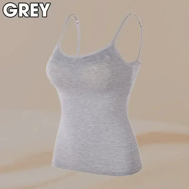Cami Bra – Women's Camisole With Built In Padded Bra Vest Dropshipping As Seen on Tiktok Pink Top For Women Pajamas Home Wear - Matrix-studios.com