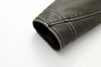 2025New Coal graysty le Women's washed leather jacket with belt, short coat with downgraded zipper and vintage lapel jacket - Matrix Studios
