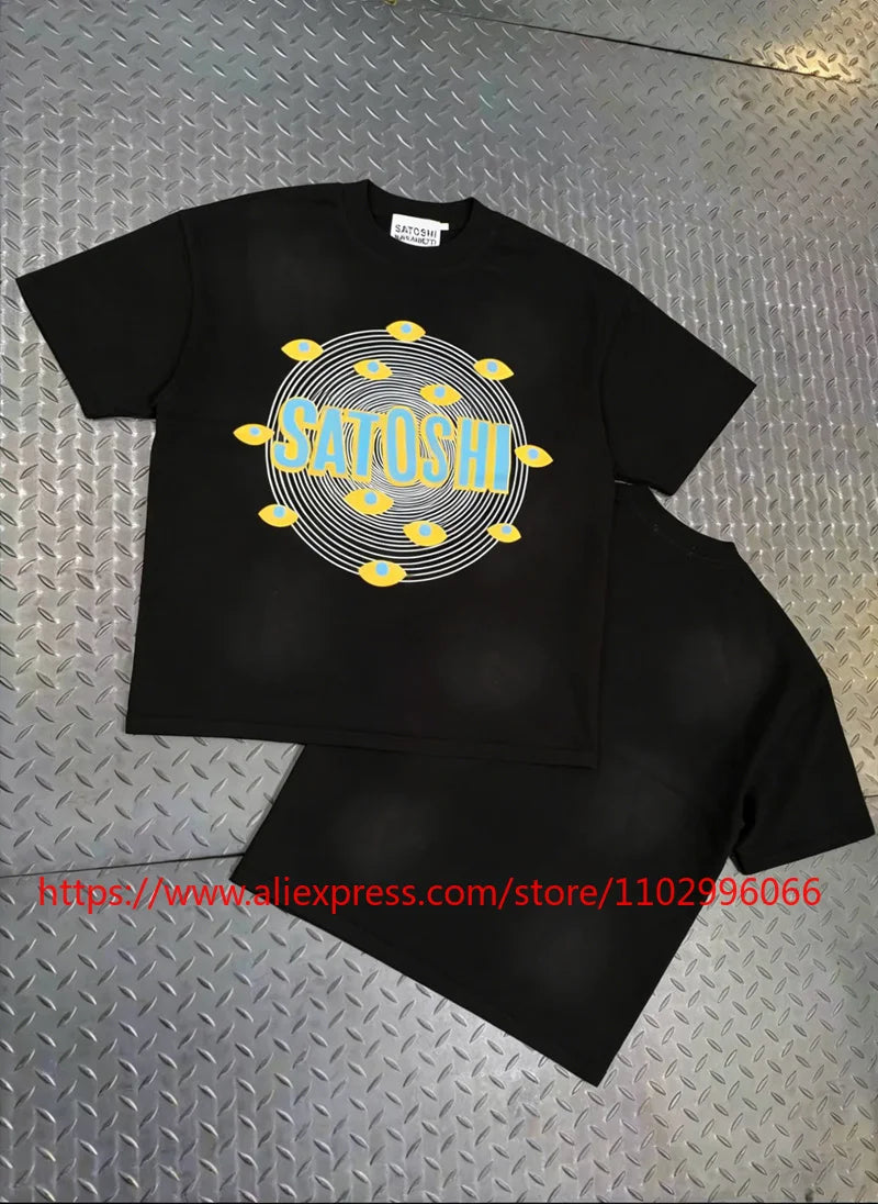 New Satoshi Nakamoto Y2K T Shirt Men Streetwear Casual Vintage Short Sleeve All-match New Top Tees Fast Delivery - Matrix-studios.com