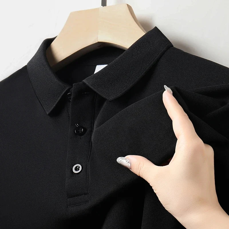 High Quality Breathable Men Women Polo Shirts Casual Solid Color Short Sleeve - Matrix-studios.com