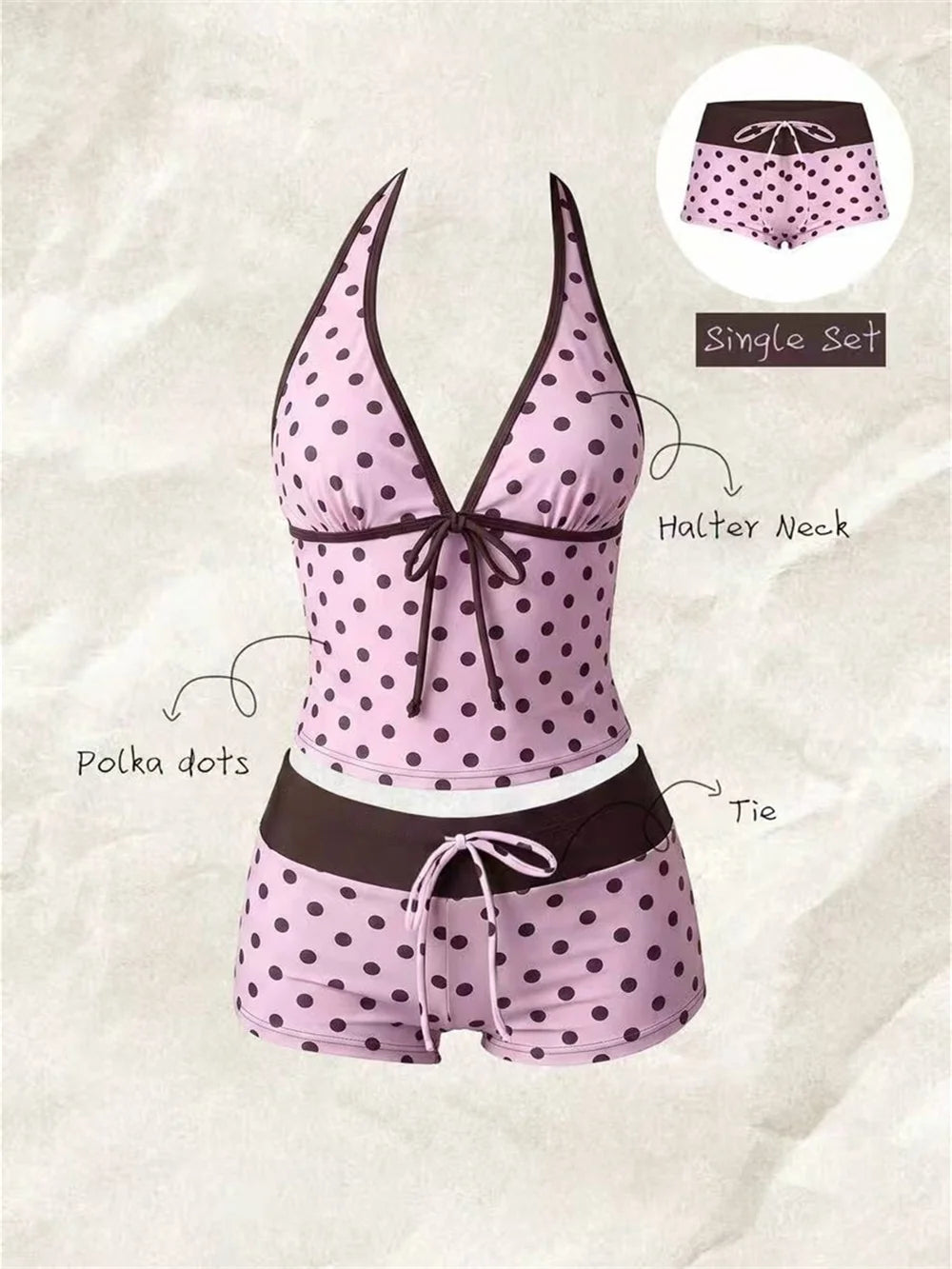 blue striped bikini swimsuit tankinis 2000s swimsuits bathing suits woman 2 piece set dot yellow vacation Swimwears beach Outfit - Matrix-studios.com