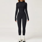 Winter Sport Jumpsuits Women Warm Gym Overalls Fleece Fitness Bodysuits Workout One Piece Clothing LongSleeve Yoga Jumpsuits - Matrix Studios