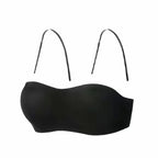 Strapless Bra for Women One-pieces Sexy Tops Seamless Bra Corset Traceless Nude Shaping Underwear Gathering Push Up Bra - Matrix Studios