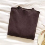 Women's Casual Vintage Knitted Long Sleeve Pullovers 2026 Autumn Winter Fashion Turtleneck Ladies Solid Sweater Woman clothing - Matrix-studios.com