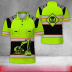 3D Printing Project Excavator Driver Uniform For Men Women Short Sleeve Plus Size Safety Work Clothes Polo Shirts Polo Hommes - Matrix-studios.com