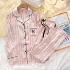 Victoria's Secret Soft Breathable Button Down Pyjama Suit Womens Silk Satin Pajamas Set Short Sleeve Shorts Sleepwear Loungewear - Matrix-studios.com
