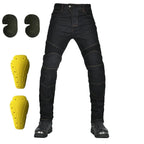 Men's Motorcycle Riding Jeans Pants, Anti-Skid Abrasion Resistant All-Weather Classic Fit Race-Ready Biker Gear - Matrix Studios