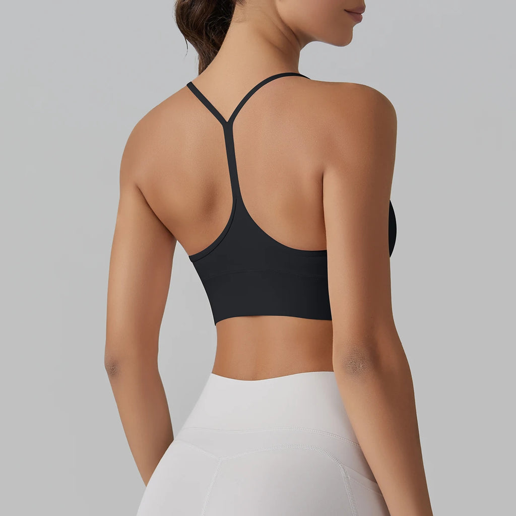 Women Sport Bra Fitness Top Yoga Bra Underwear Sexy Y-back Running Yoga Gym Crop Top Women Push Up Sports Bra - Matrix Studios