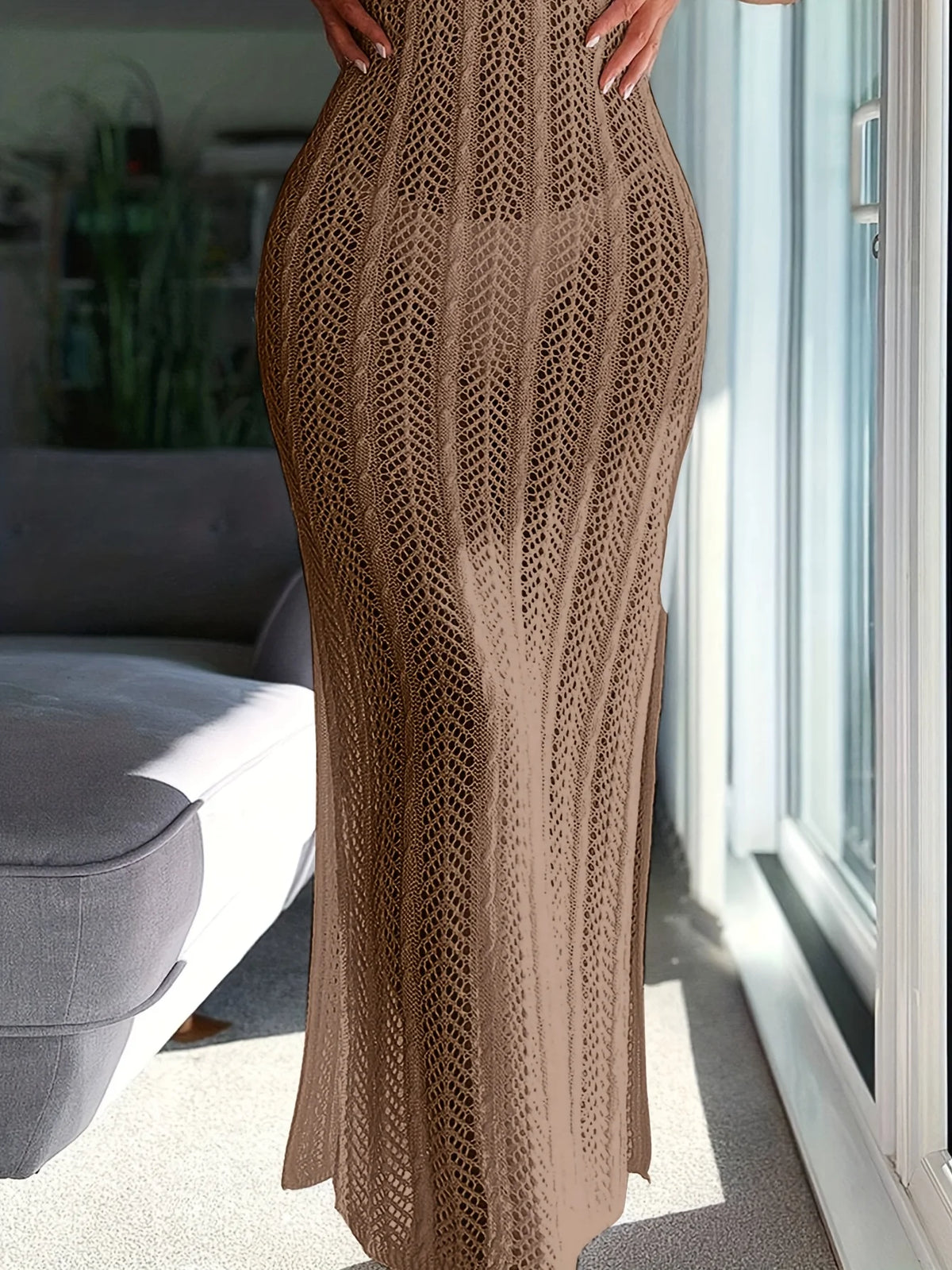 Backless Halter Neck Cover-Up Style (Bikini Not Included) - Matrix Studios