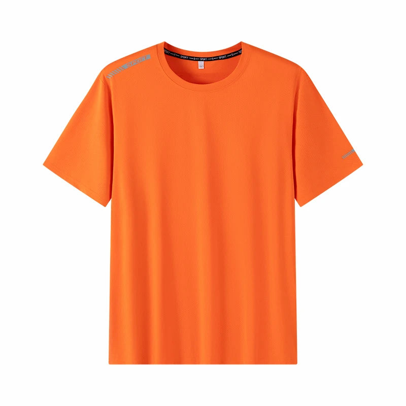 Plus Size T-shirt Men for 110-175kg Pack of 1/3 Breathable Quick Dry Tees Big Oversized Round Neck Short Sleeve Sport T-shirt - Matrix Studios
