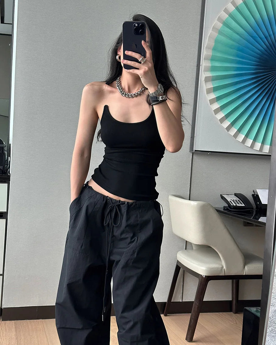 Women Ypro Ribbed Invisible Strap Tank Top Camis Tee - Matrix-studios.com