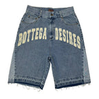 American Style Harajuku Retro Denim Shorts with Letter Embroidery Oversized Jeans Men Y2k Loose Casual Versatile Shorts Woman - Matrix Studios