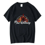 Summer Men T-shirt Cotton Blend Funny Malt Whiskey Print Summer Loose O-neck Cool T Shirt for Men Short Sleeve T-shirt Male Tee - Matrix Studios