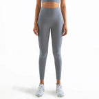 SOISOU Nylon Yoga Pants Gym Leggings Women Girl Fitness Soft Tights High Waist Elastic Breathable No T Line Sports Pants - Matrix-studios.com