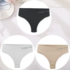 3PCS/Set Women's Panties Sexy Underwear FINETOO Large Size Thong Women Seamless Panties High Waist Girls Thongs M-2XL - Matrix Studios