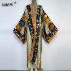 Europe WINYI new tunic bikini sweet lady pink boho Cardigan stitch Cocktail sexcy Boho Maxi Holiday Batwing Sleeve KIMONO mujer - Matrix Studios
