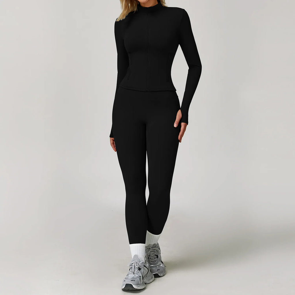 2/3PCS Yoga Suit Sports Set Gym Set Women Tracksuit Running Workout Clothes Long Sleeve Sports Bra Athletic Wear Yoga Clothing - Matrix-studios.com