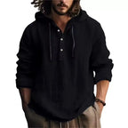 2024 New Men's Casual Blouse Cotton Linen Shirt Loose Tops Long Sleeve Tee Shirt Spring Autumn Casual Men's Shirts - Matrix Studios