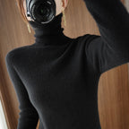 2026 Autumn Winter Turtleneck Sweater Women Thick Warm Soft Female Slim Pullovers Women Sweater Ladies Solid Versatile Knitted - Matrix Studios