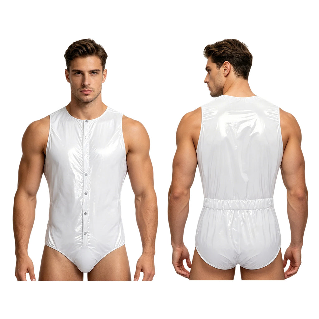 Women Men Washable Diaper Cover Sleeveless Waterproof Bodysuit Swimwear Clubwear Elderly Alzheimer Bedridden Adaptive Clothing - Matrix Studios
