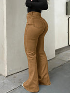 Women Jeans Boot Cut Y2k Jeans Wide Leg Denim Pants Distressed Washed Full Ankle Length Pockets Zipper Fly High Waist Club 2026 - Matrix-studios.com