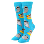Novelty Woman Socks Harajuku Cotton Funny Happy Cartoon Cat Dog Pattern Unisex Socks Men Novelty Kawaii Socks - Matrix Studios