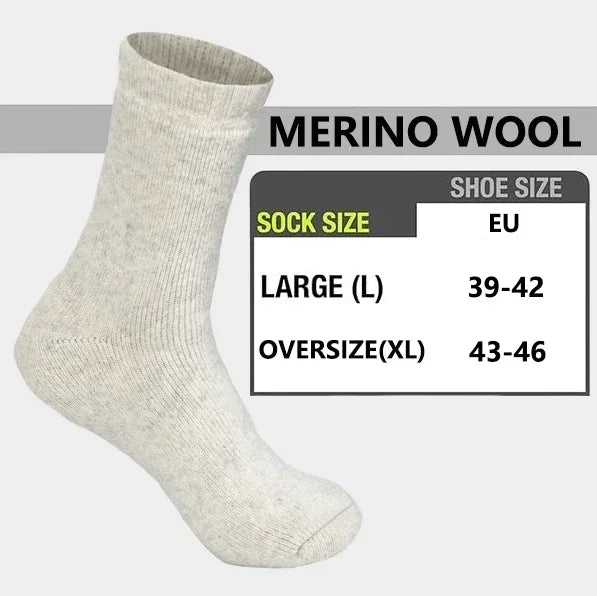 3 Pairs Men Women Wool Socks Couples Solid Winter Snow Chrismas Gift Thermal Cashmere Marino Thickened Fleece Terry Loop socks - Matrix Studios