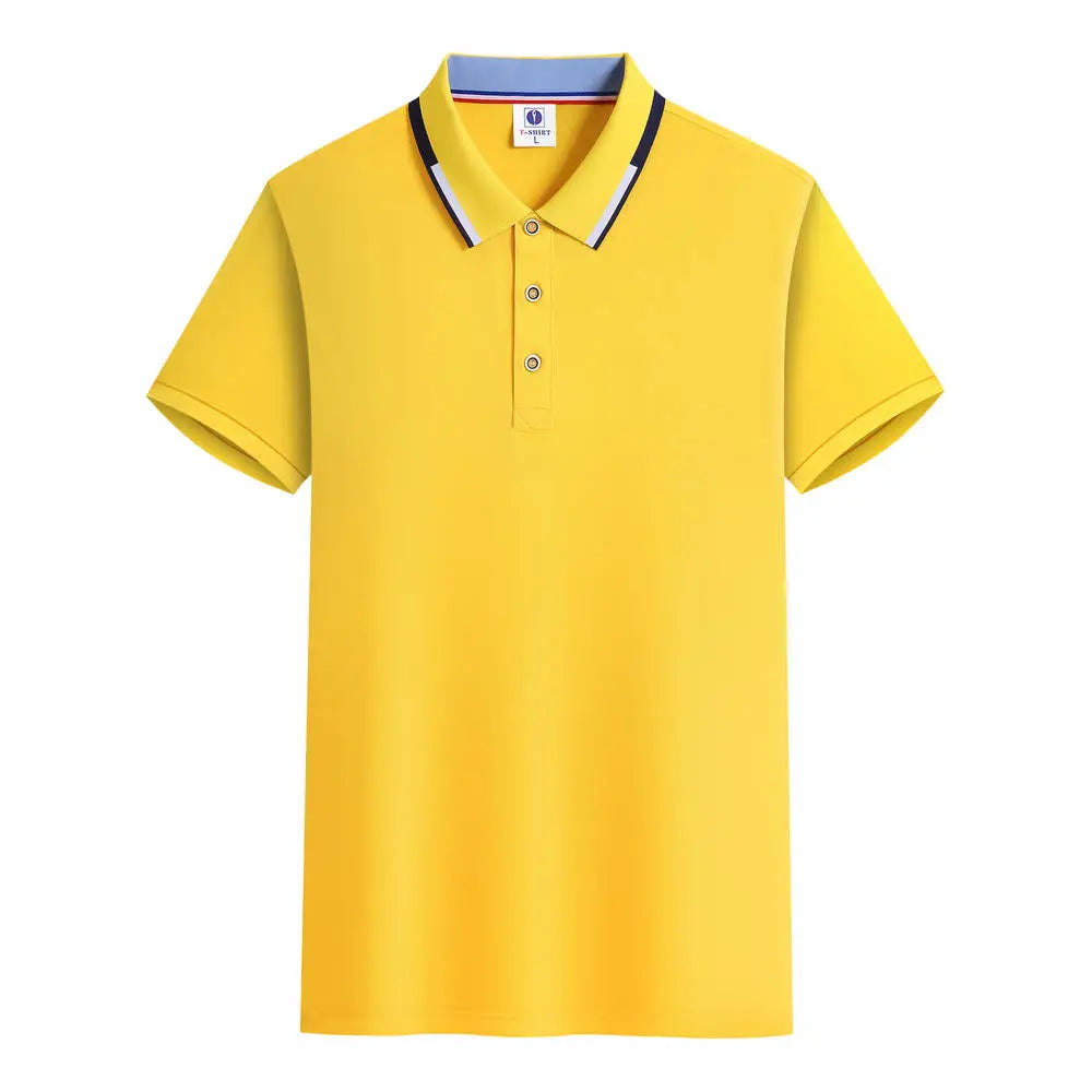 Summer Casual Short-sleeved Polo Shirt POLO Shirt Personal Company Customization Embroidery Printing Personalized Design Top - Matrix-studios.com