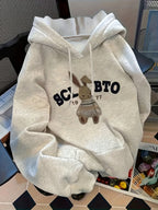 Women's Hoodie Pullover Sweatshirt with Australian Surf Graphic Bondi Beach EST 1851 Relaxed Fit Hooded Sweatshirt  Casual Top - Matrix Studios
