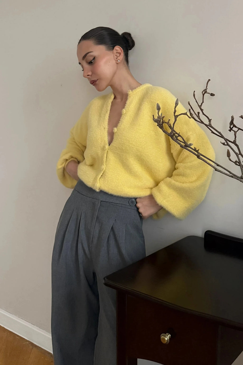 Hirsionsan Elegant Chic Soft Sweater Women 2026 New Single-Breasted Female Cardigan Ins Flexible Knitted Outwear Candy Color - Matrix Studios