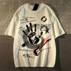 American Vintage Round Neck Short Sleeved T-shirt Men/Women Korean Inst Summer New Top - Matrix-studios.com