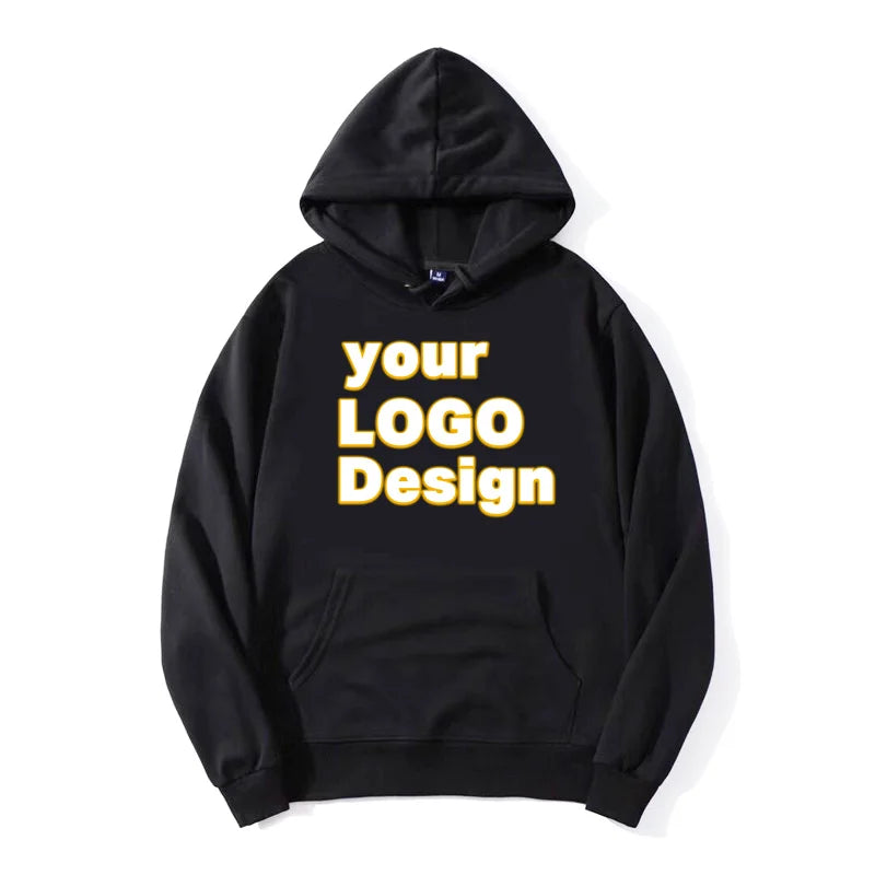 Custom Hoodies DIY Text Logo Image Print High Quality Hoodie Customized Sport Casual Sweatshirt Personalized Christmas Gift - Matrix Studios